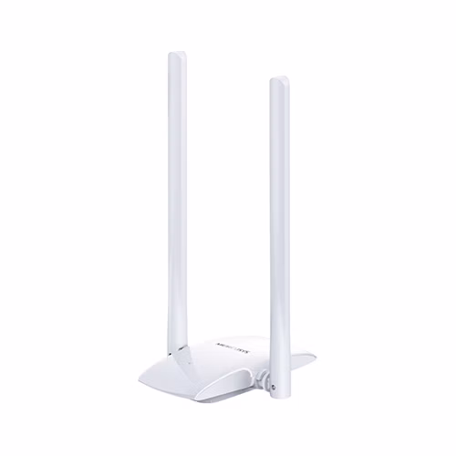 300Mbps High Gain Wireless USB Adapter SPEED: 300 Mbps at 2.4 GHz SPEC: 2× High Gain External Antennas, Micro USB 2.0 F