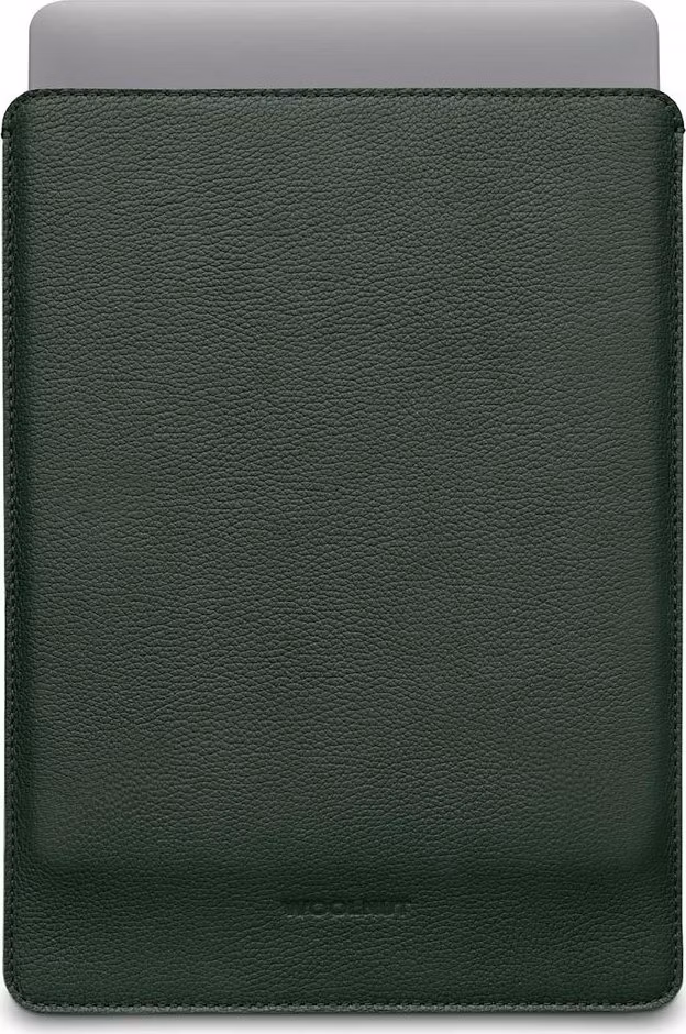 Woolnut Leather Sleeve for Macbook Pro 14 - Green