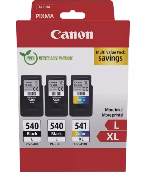 Canon CARTRIDGE PG-540Lx2/CL-541XL MULTI pro PIXMA MX3x5, 4x5, 5x5, MG2150, 3x50, 4x50, TS515x