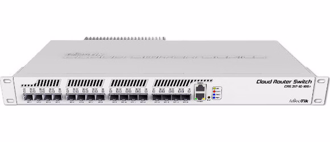 MikroTik Cloud Router Switch CRS317, 16x SFP+, 1x LAN, SwOS, ROS