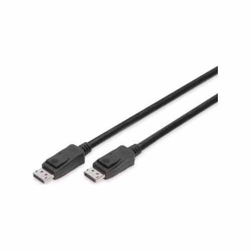 DIGITUS Připojovací kabel DisplayPort, DP M / M, 1,0 m, Ultra HD 8K, verze 1.3 / 1.4, bl