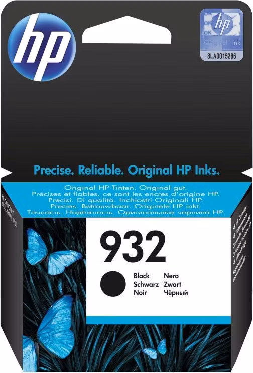 HP 932 Black Ink Cart, 8,5 ml, CN057AE (400 pages)