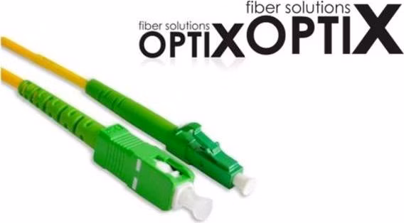OPTIX SC/APC-LC/APC optický patch cord 09/125 3m simplex