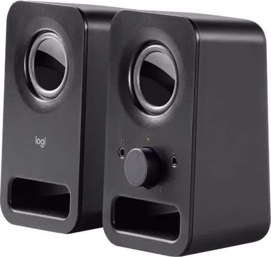 Logitech repro Z150 Multimedia Speakers/ 2.0/ 3W/ 3.5mm jack/ Midnight black-černý