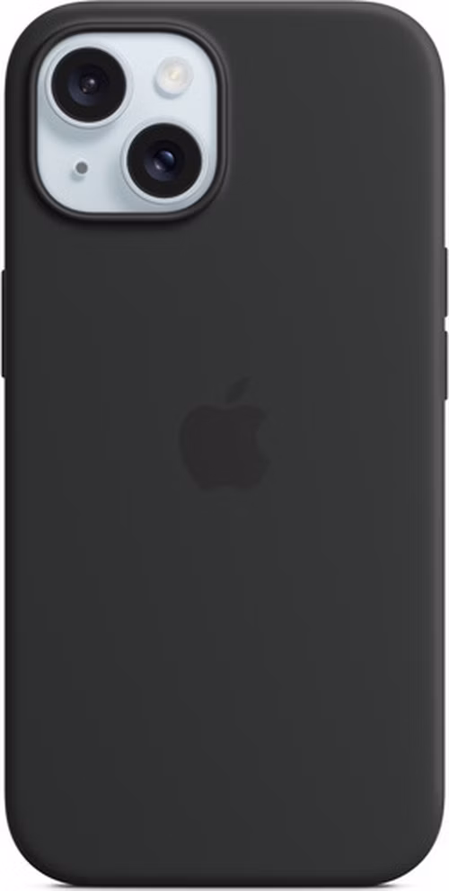 iPhone 15 Silicone Case with MagSafe - Black