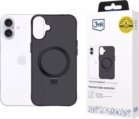 3mk ochranný kryt Smoke Case Mag&amp;Stand pro Apple iPhone 17