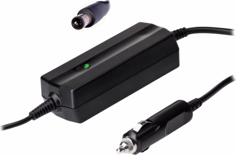 TRX Akyga napájecí adaptér do auta/ 19V/ 4,74A/ 90W/ 7,4x5,0mm + pin/ pro notebooky HP/ Compaq
