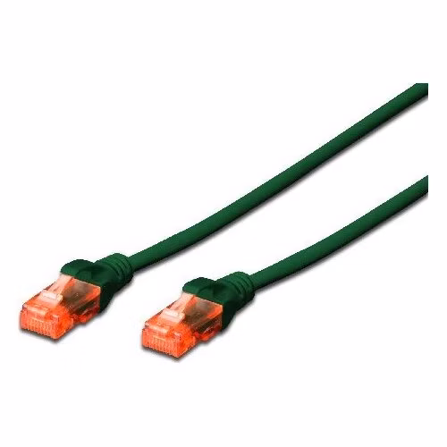 Digitus CAT 6 U-UTP patch cable, Cu, LSZH AWG 26/7, length 3 m, color green