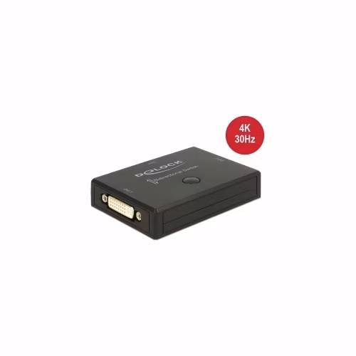 Delock DVI 2 - 1 obousměrný Switch 4K 30 Hz