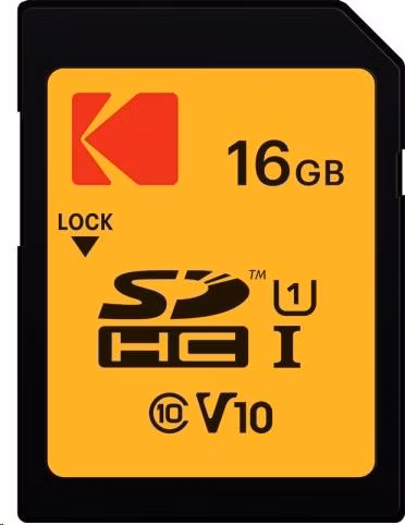 Kodak paměťová SD karta 16GB UHS-I U1 V10 Premium