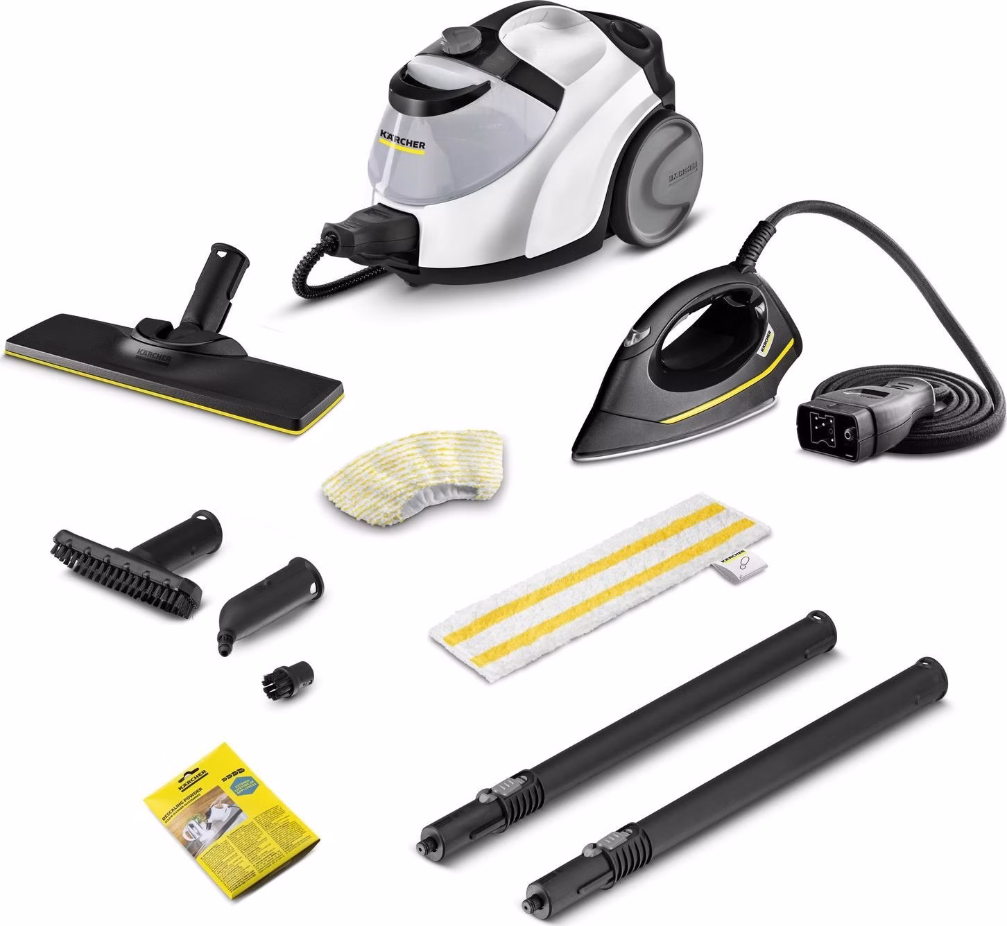 Kärcher SC 5 EasyFix Iron parní čistič, 2250 W, 4.2 bar, zabíjí až 99.999 % virů a 99,99 % bakterií, napařovací žehlička