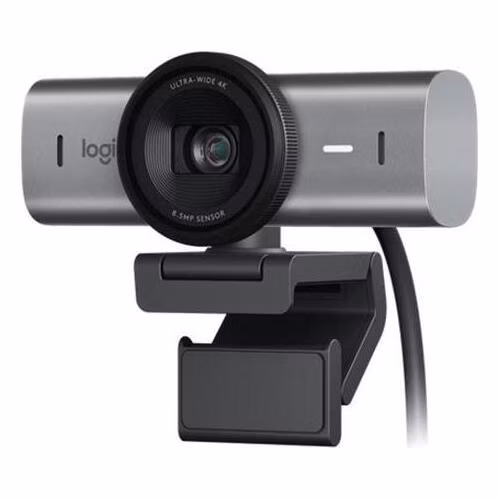 LOGITECH MX Brio 705 for Business Webcam colour 8.5 MP 4096 x 2160 audio wired USB-C