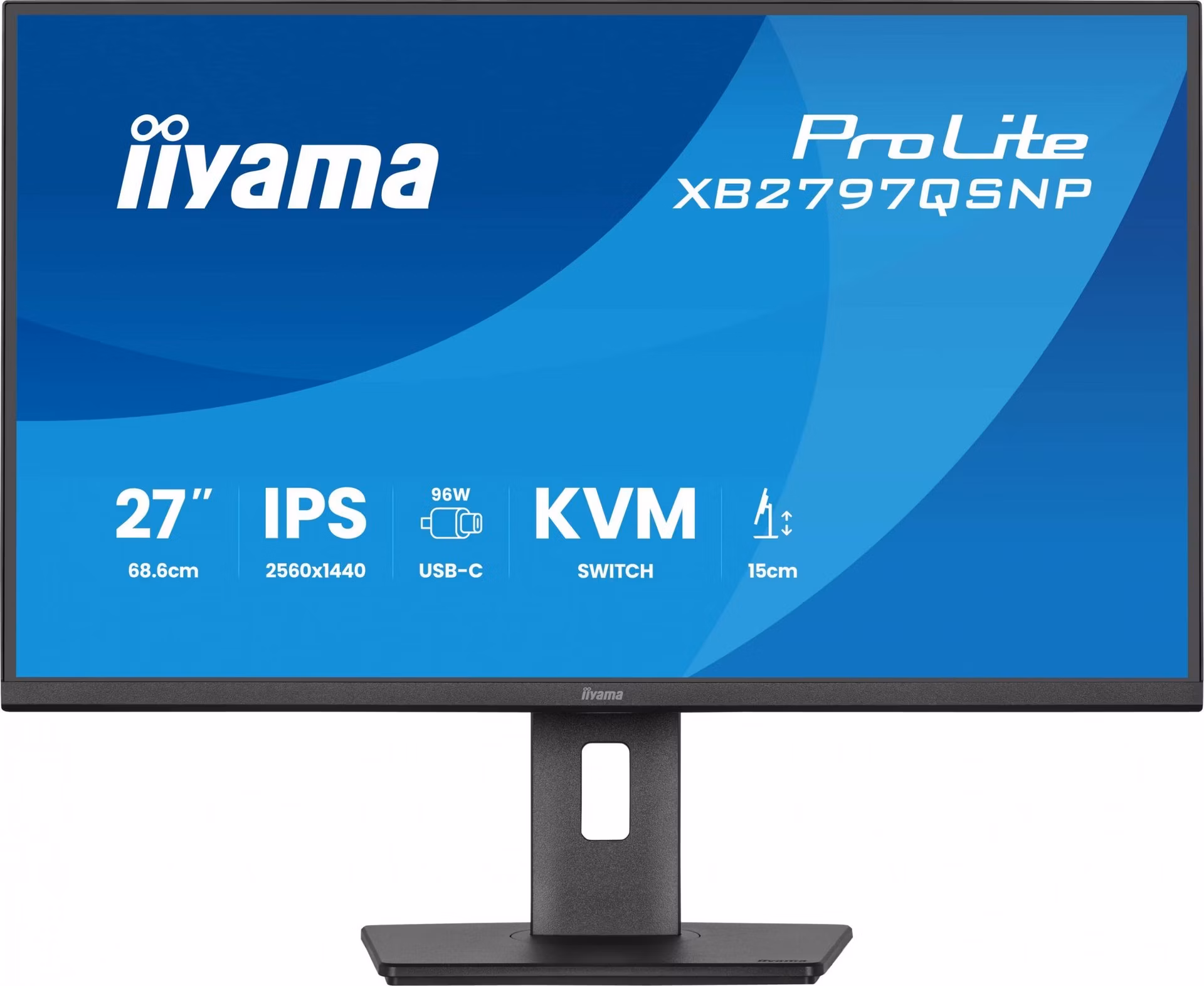 iiyama ProLite/XB2797QSNP-B1/27"/IPS/QHD/75Hz/1ms/Čierna/5R