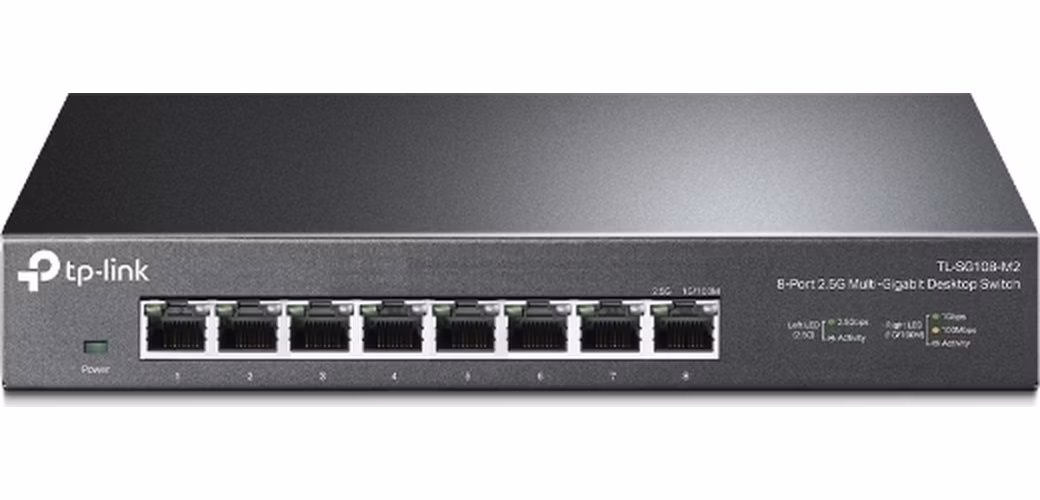 TP-Link TL-SG108-M2 Switch 8 port Multi Gigabit 100M/1G/2.5G