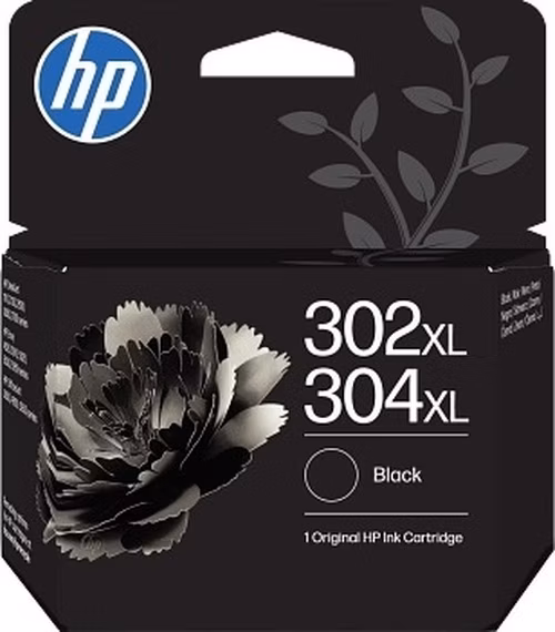HP 302XL/304XL černá inkoustová kazeta, B7RT9AE originál