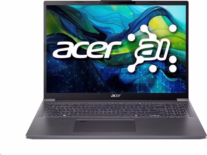 ACER NTB Aspire 16 (A16-71M-50JT),Ultra5-115U,16"WUXGA,16GB,512GB SSD,Intel Graphics,W11H,Gray