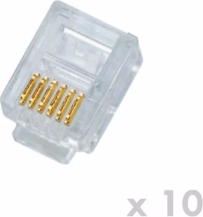 DATACOM Plug UTP CAT3 6p6c- RJ12 lanko (10ks)