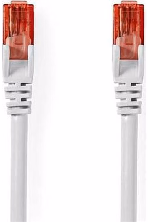 Nedis CCGL85200WT100 - Síťový Kabel Cat 6 U/UTP | RJ45 Zástrčka – RJ45 Zástrčka | 10 m | Bílá