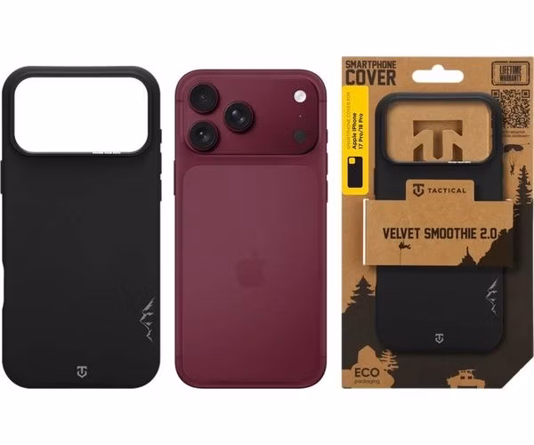 Tactical MagForce Velvet Smoothie 2.0 Kryt Apple iPhone 18 Pro/17 Pro čierna