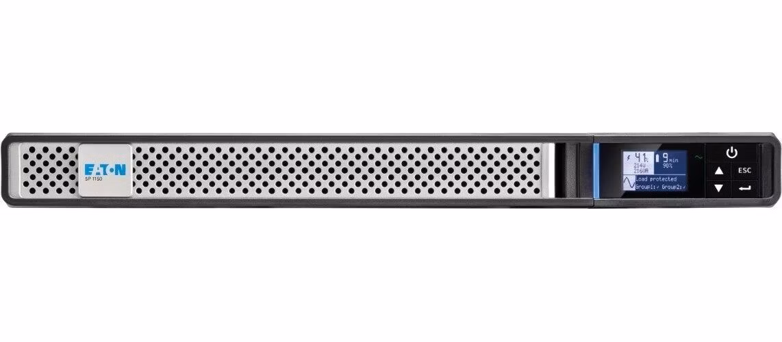 Eaton -poškozený obal nové- 5P 1550i Rack1U, gen2, UPS 1550VA / 1350W, 6 zásuvek IEC C13, LCD