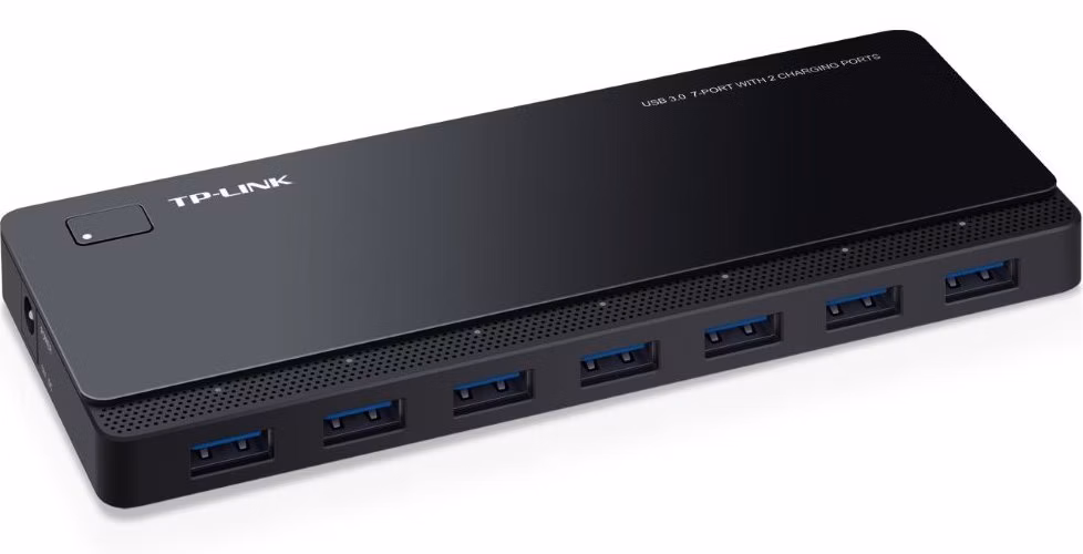 ROZBALENÉ - TP-Link UH720 Rozbočovač se 7 porty USB 3.0, s 2 porty pro nabíjení (2.4A max)