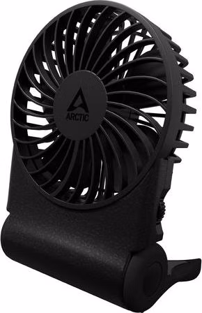 ARCTIC stolní ventilátor Summair Black / vrtulový / průměr 9,1 cm / USB / nastavitelný / černý