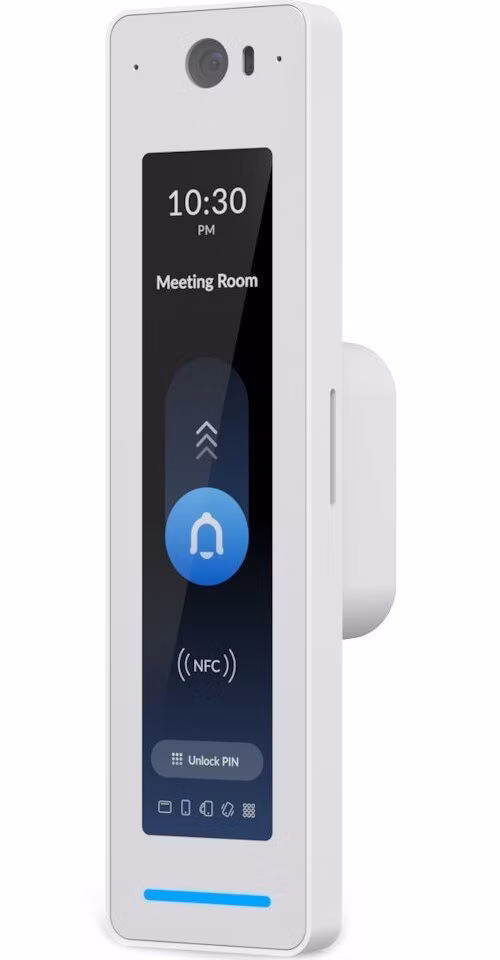 Ubiquiti UniFi Access G3 Reader Pro W - Přístupová NFC čtečka s kamerou, dotykový displej, krytí IP55, PoE, bílá