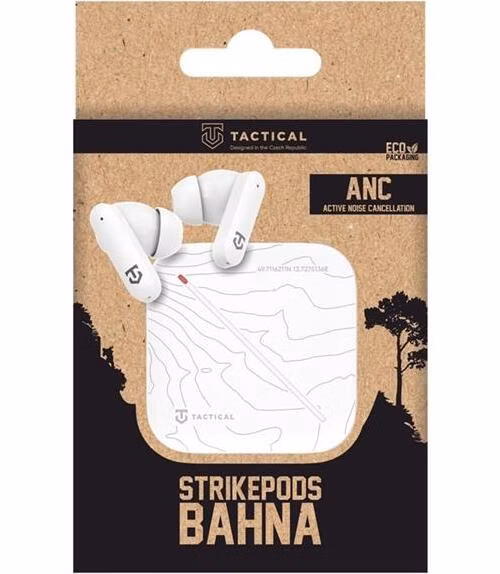 Tactical StrikePods Bahna CrudeOil Bezdrôtové Slúchadlá biele