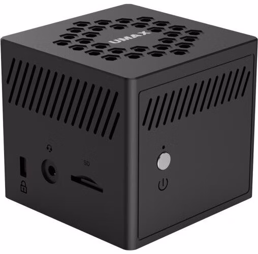 UMAX Mini PC U-Box J42 Nano/ J4125/ 8GB/ M.2 SATA 2242 SSD slot/ HDMI/ 2x USB 3.0/ SD/ BT/ Wi-Fi/ LAN/ bez OS