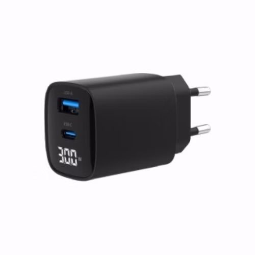 GEMBIRD, Nabíječka USB, 2x port, 30W, rychlé nabíjení, černá