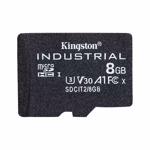 8 GB . microSDHC karta Kingston Industrial C10 A1 pSLC Card, bez adaptéra