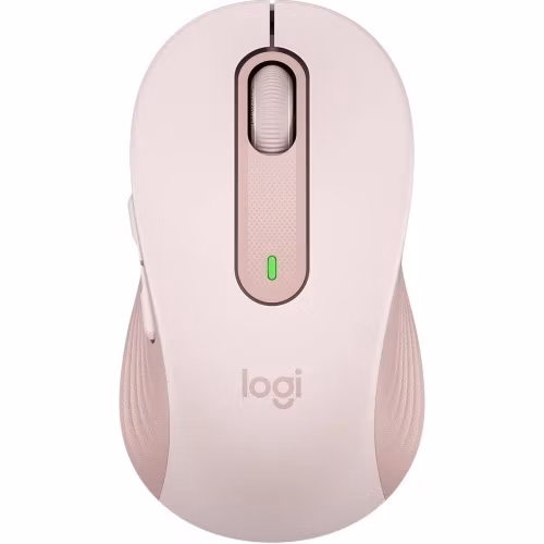 Logitech myš Signature M650 Medium/optická/bezdrátová/400-2000dpi/5 tlačítek/růžová