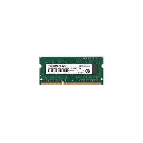 Transcend paměť 2GB DDR3 1600 SO-DIMM 1Rx8