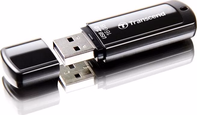 Transcend 16GB JetFlash 350, USB 2.0 flash disk, černý