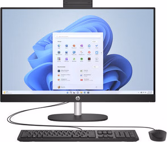 HP AIO 27-cr0015nc/27'' IPS FHD AG/i7-1355U/16GB/512GB SSD/Iris Xe/5xUSB/1xHDMI/RJ-45/90W/2y/WIN 11 Home/Black