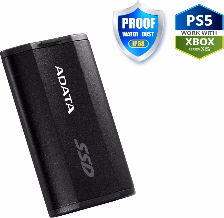 ADATA SD810 1TB SSD / Externí / USB 3.2 Type-C / 2000MB/s Read/Write / černý