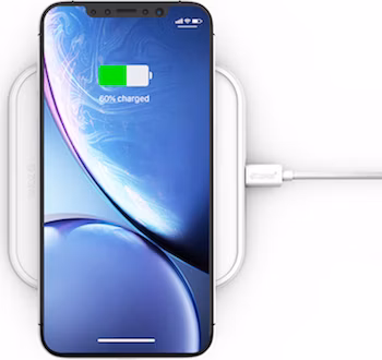 ZENS Aluminium Single Wireless Charger 10W - White