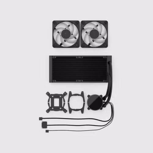 Fractal Design Radius 240 RGB, Black