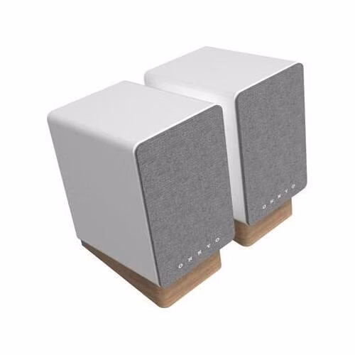 ONKYO GX-10DB, aktívne reproduktory, BT 5.3, Opt., USB-C, Phono/Line in, biela farba