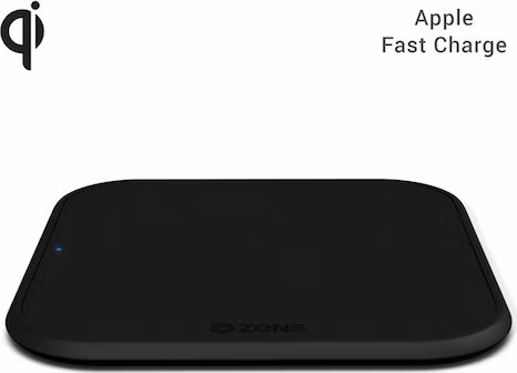 ZENS Single Wireless Charger 10W Slim-line - Black