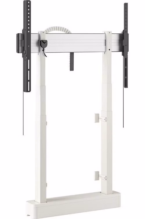 Vogels RISE Elektrický TV lift s montáží podlaha-stěna, rychlost 50 mm/s bílý