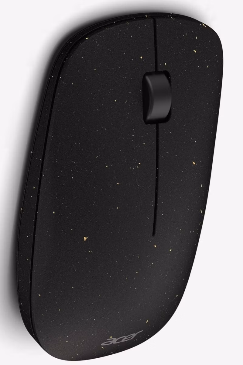 Acer VERO myš optická, wireless 2.4G, optická, 1200 DPI, 30% PCR, černá (RETAIL balení)