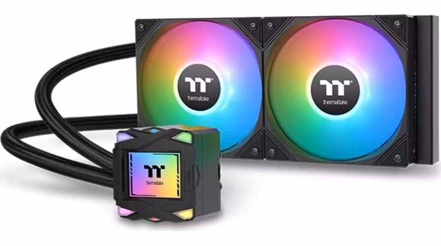 THERMALTAKE Vodní chladič LA240 ARGB, 2x120mm ARGB, LGA1851, AM5, černá
