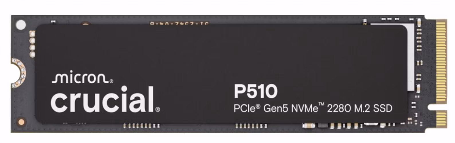 Crucial P510 2TB SSD PCIe Gen5 NVMe M.2 2280, r10000MB/s, w8700MB/s