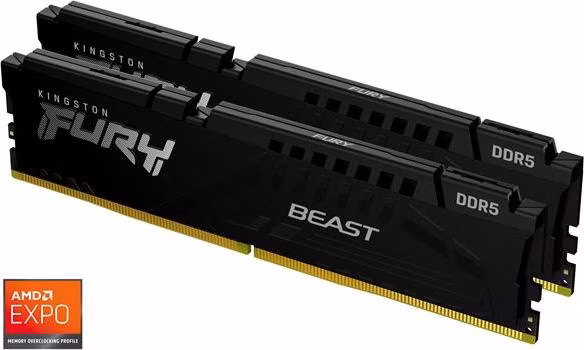 DDR 5....        32GB . 6000MHz. CL36 FURY Beast Black Kingston XMP/EXPO (2x16GB)