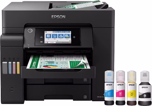 Atrament do tlačiarne EPSON EcoTank L6550,4v1,4800x2400dpi,A4,USB,4 atramenty, 3 roky záruka po reg., Obchod v 3000 Kč