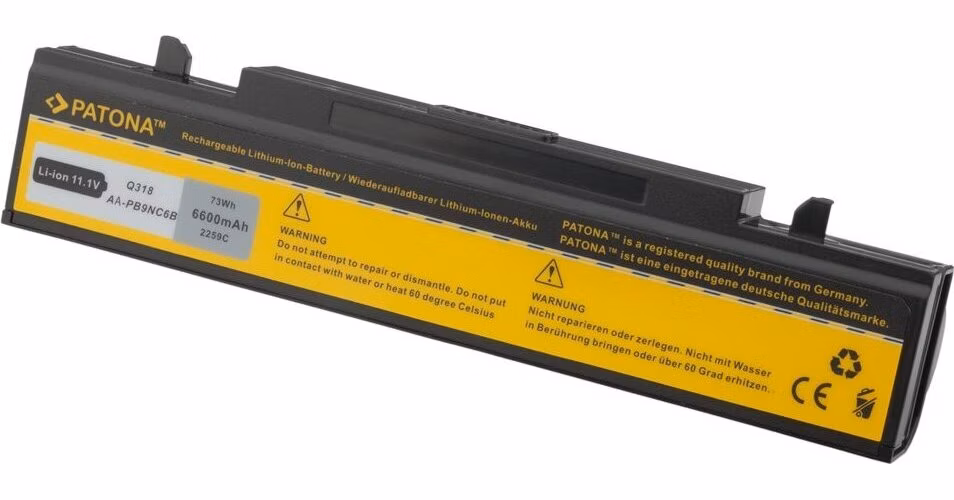 PATONA baterie pro ntb SAMSUNG NP-R460 6600mAh 11,1V Li-Ion