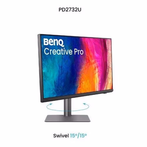 BenQ LCD PD2732U 27" IPS/4K/5ms/400 nitů/DP/HDMI/2xUSB-C/3xUSB 3.0/Mini USB/Thunderbolt 4/Adobe RGB - pro DTP, designery