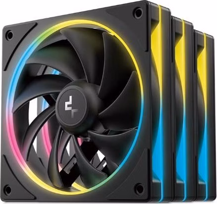 DEEPCOOL Ventilátor FL12 SE 3v1, 3x120mm, ARGB, černá