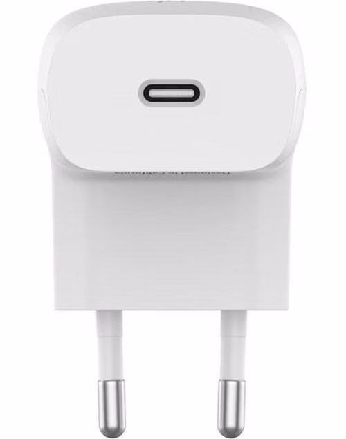 Belkin 20W PD 3.1 USB-C Wall Charger + USB-C/USB-C kábel 1m - White